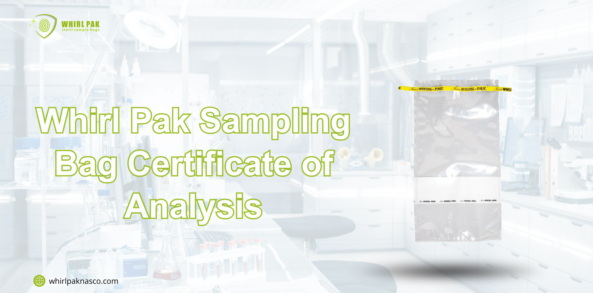 Whirl Pak Sampling Bag Certificate of Analysis